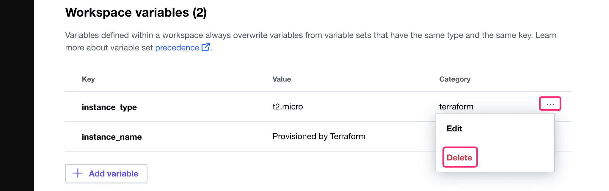 Delete instance_type workspace variable